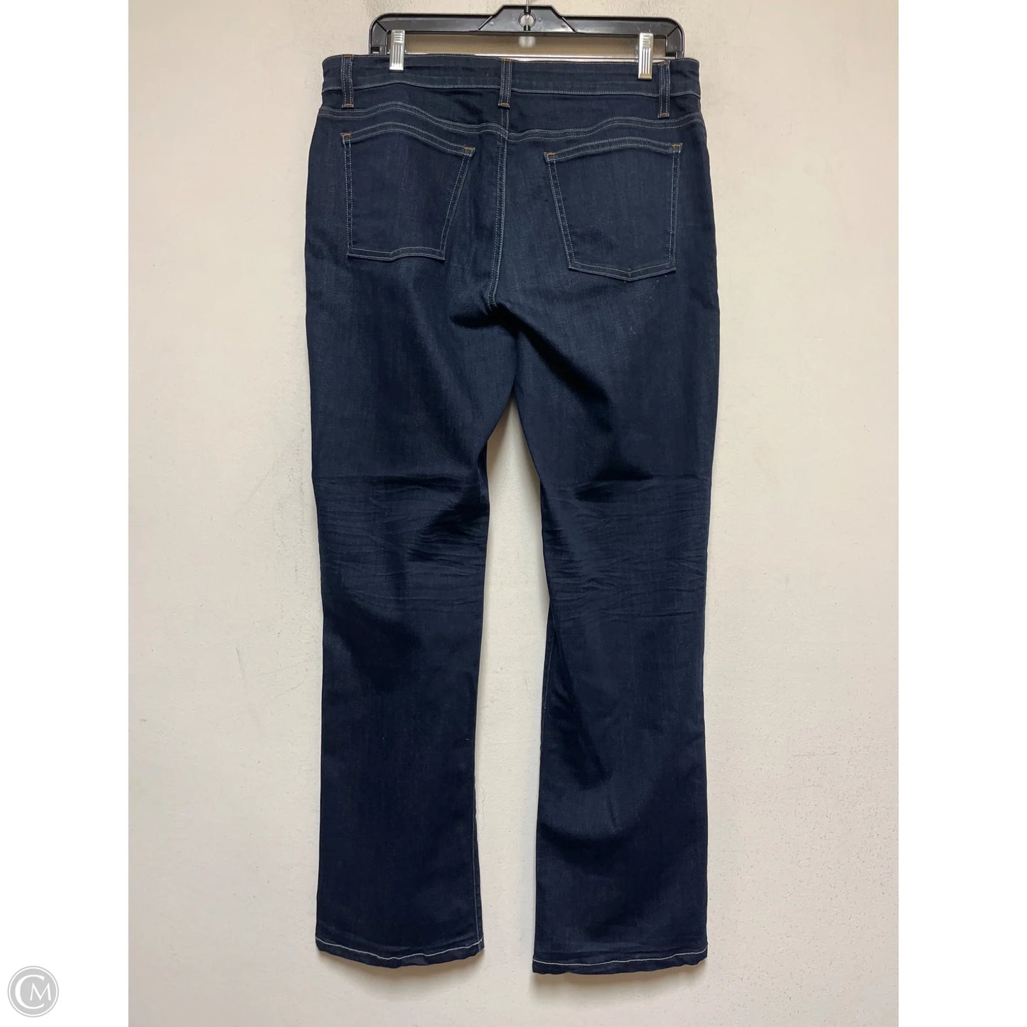 Jeans Straight By Eileen Fisher In Blue Denim, Size: 12