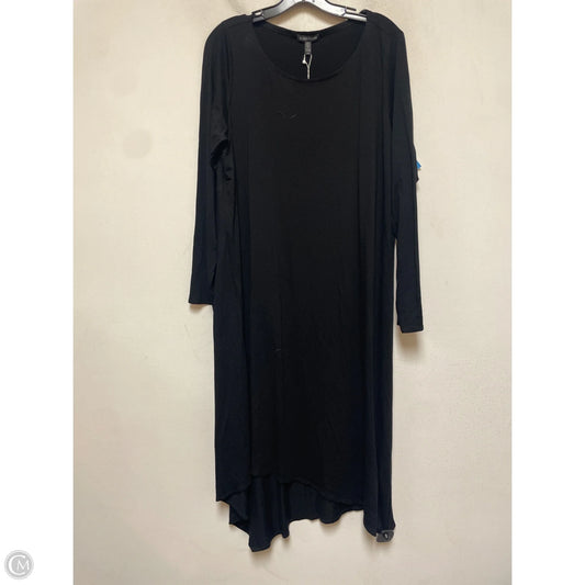Dress Casual Midi By Eileen Fisher In Black, Size: L