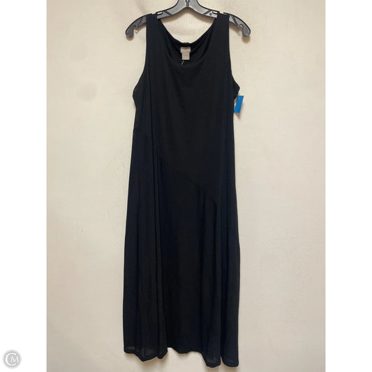 Dress Casual Maxi By Chicos In Black, Size: L