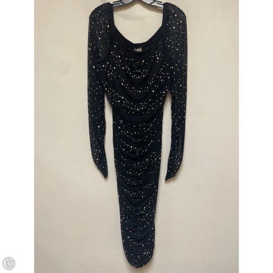 Dress Party Midi By Venus In Black, Size: 2x