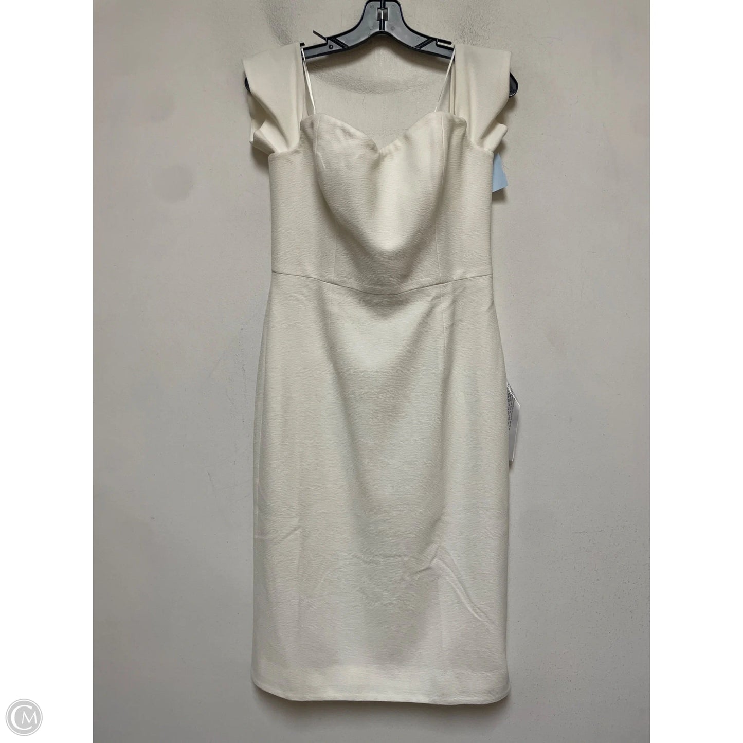 Dress Casual Midi By Dress The Population In White, Size: L