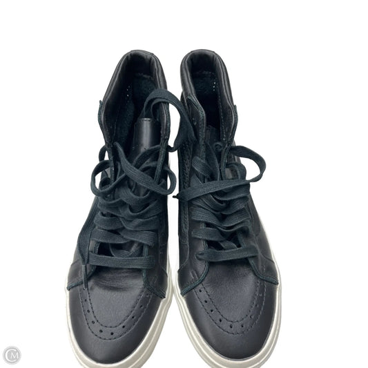 Shoes Sneakers By Vans In Black & White, Size: 8