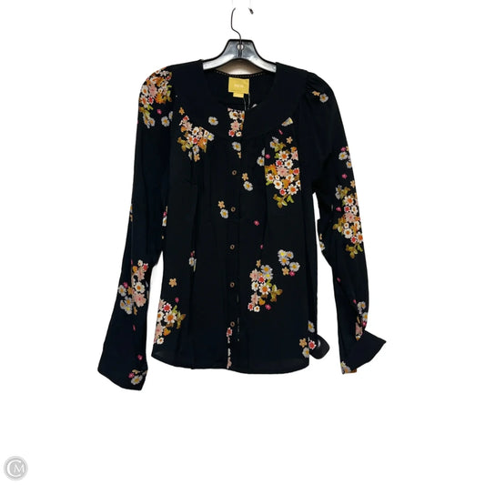 Top Long Sleeve By Maeve In Floral Print, Size: M
