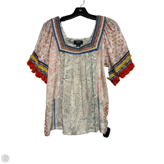Top Short Sleeve By Maeve In Multi-colored, Size: Sp
