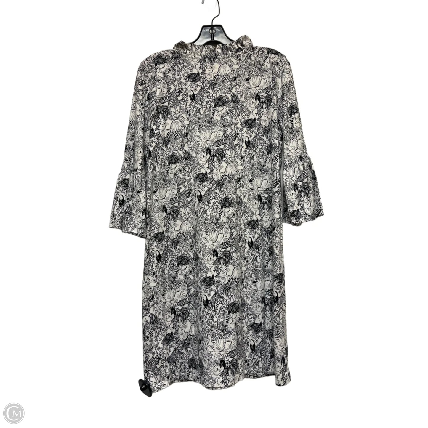 Dress Designer By Lilly Pulitzer In Black & White, Size: M