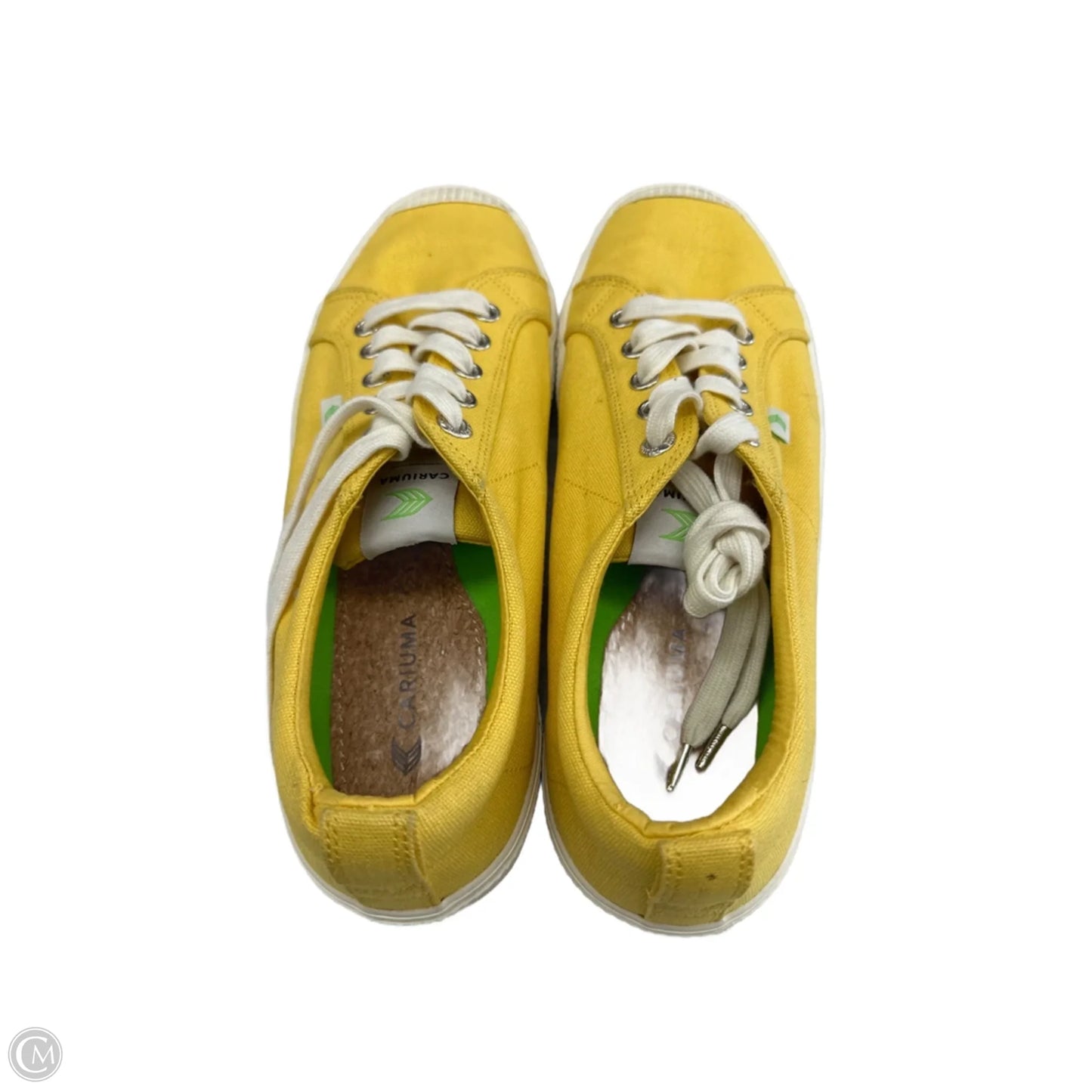 Shoes Sneakers By Cariuma In Yellow, Size: 9