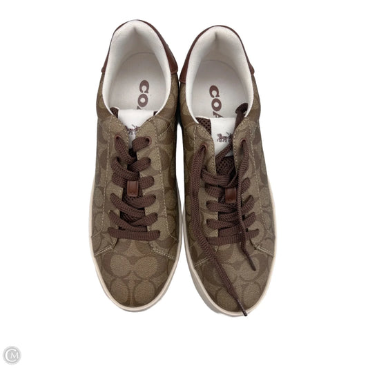 Shoes Designer By Coach In Brown, Size: 9