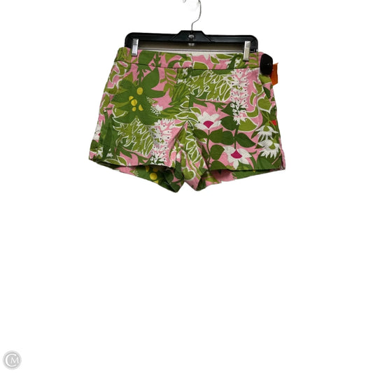 Shorts By Trina Turk In Green & Pink, Size: 6
