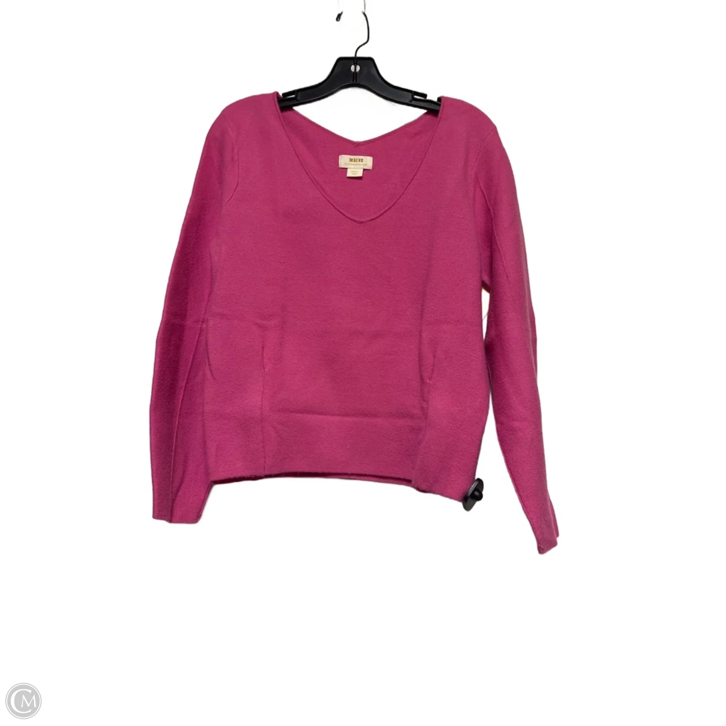 Top Long Sleeve By Maeve In Pink, Size: S