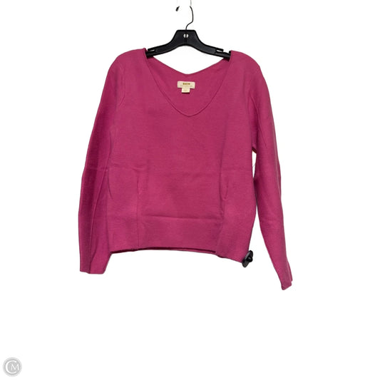 Top Long Sleeve By Maeve In Pink, Size: S