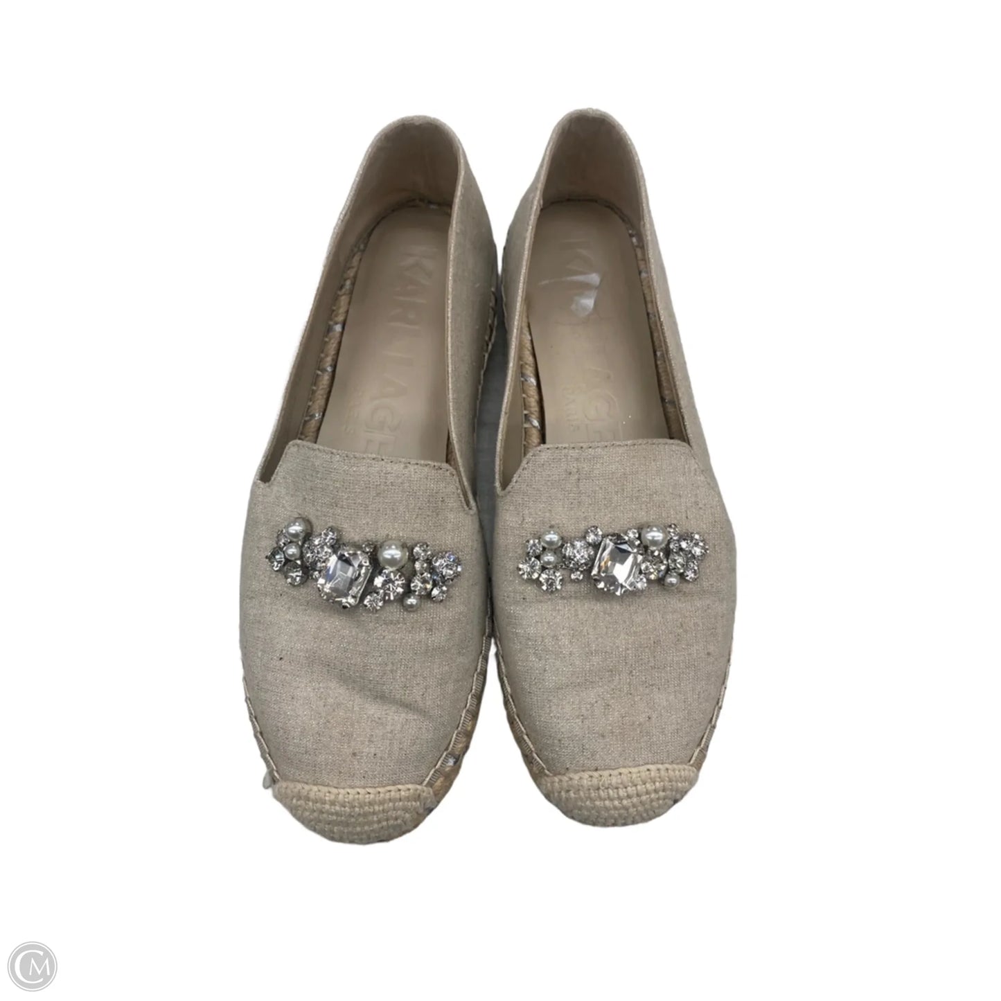 Shoes Designer By Karl Lagerfeld In Tan, Size: 8.5