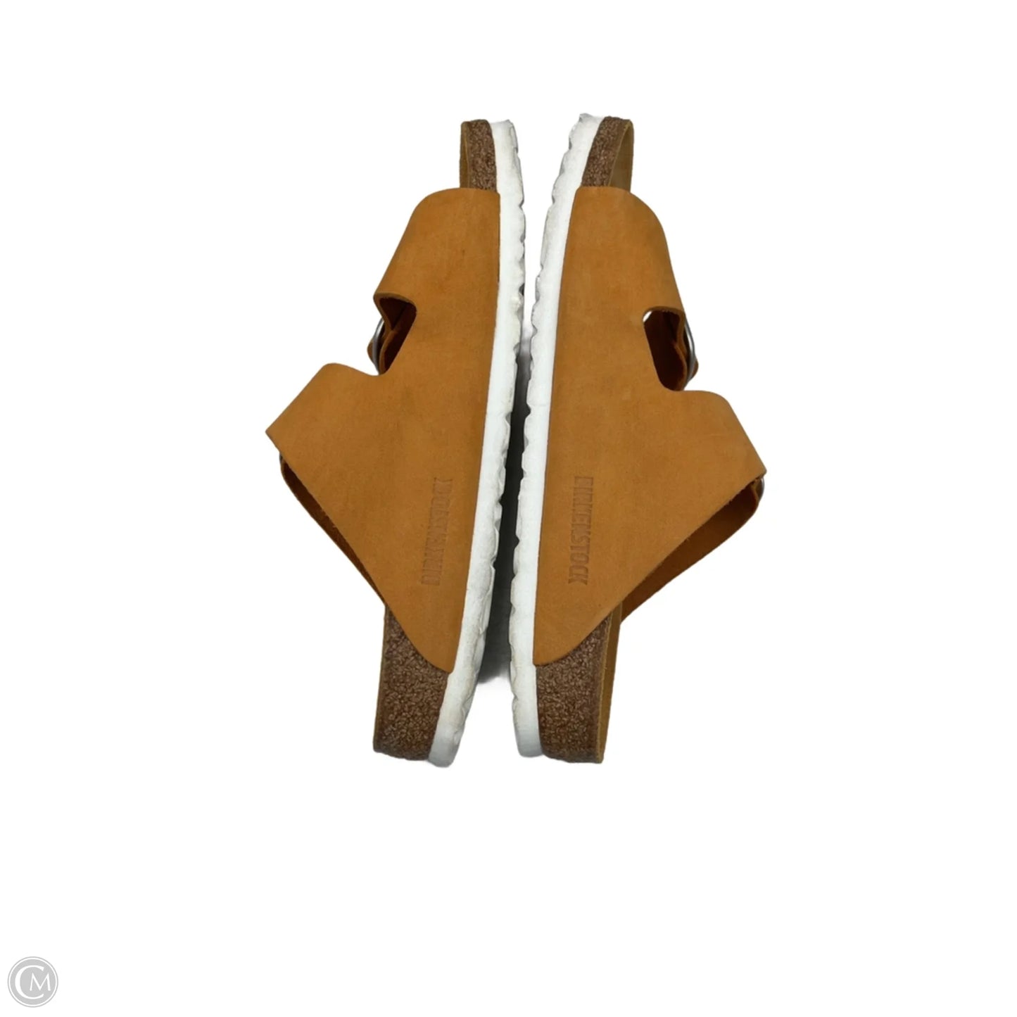 Sandals Flats By Birkenstock In Orange, Size: 8