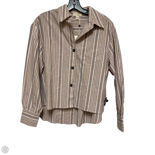 Top Long Sleeve By Clothes Mentor In Striped Pattern, Size: S