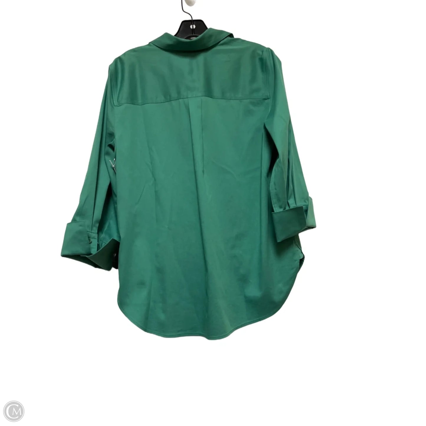 Top Long Sleeve By Chicos In Green, Size: S