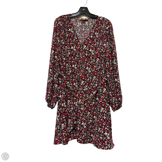 Dress Casual Short By Michael By Michael Kors In Floral Print, Size: L