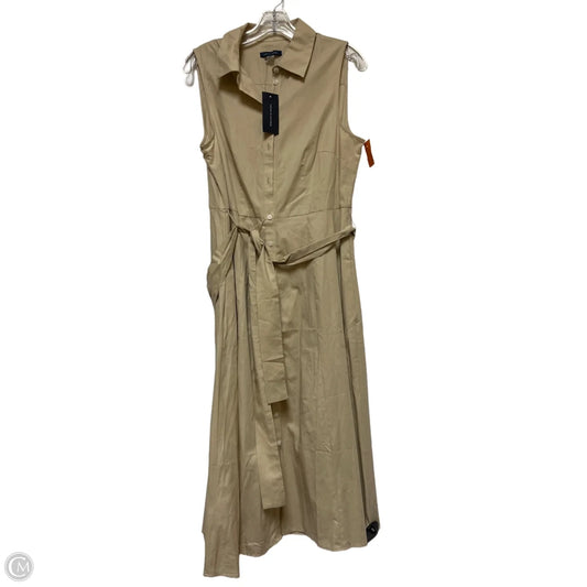 Dress Casual Maxi By Tommy Hilfiger In Tan, Size: M