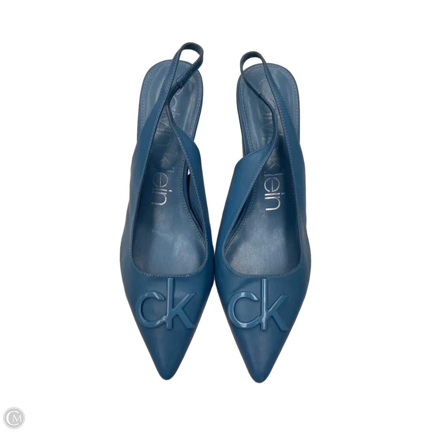 Shoes Heels Block By Calvin Klein In Blue, Size: 10