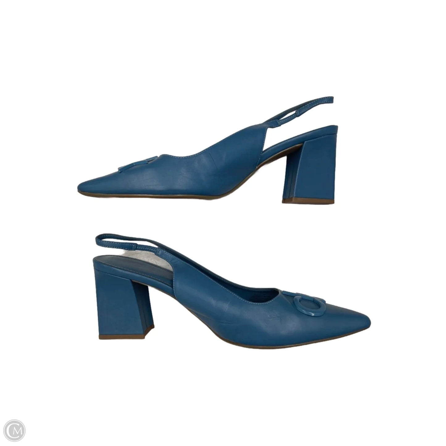 Shoes Heels Block By Calvin Klein In Blue, Size: 10