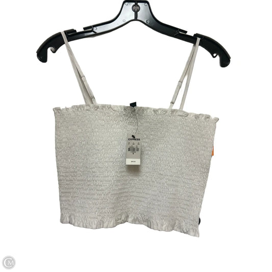 Top Sleeveless By Express In White, Size: M