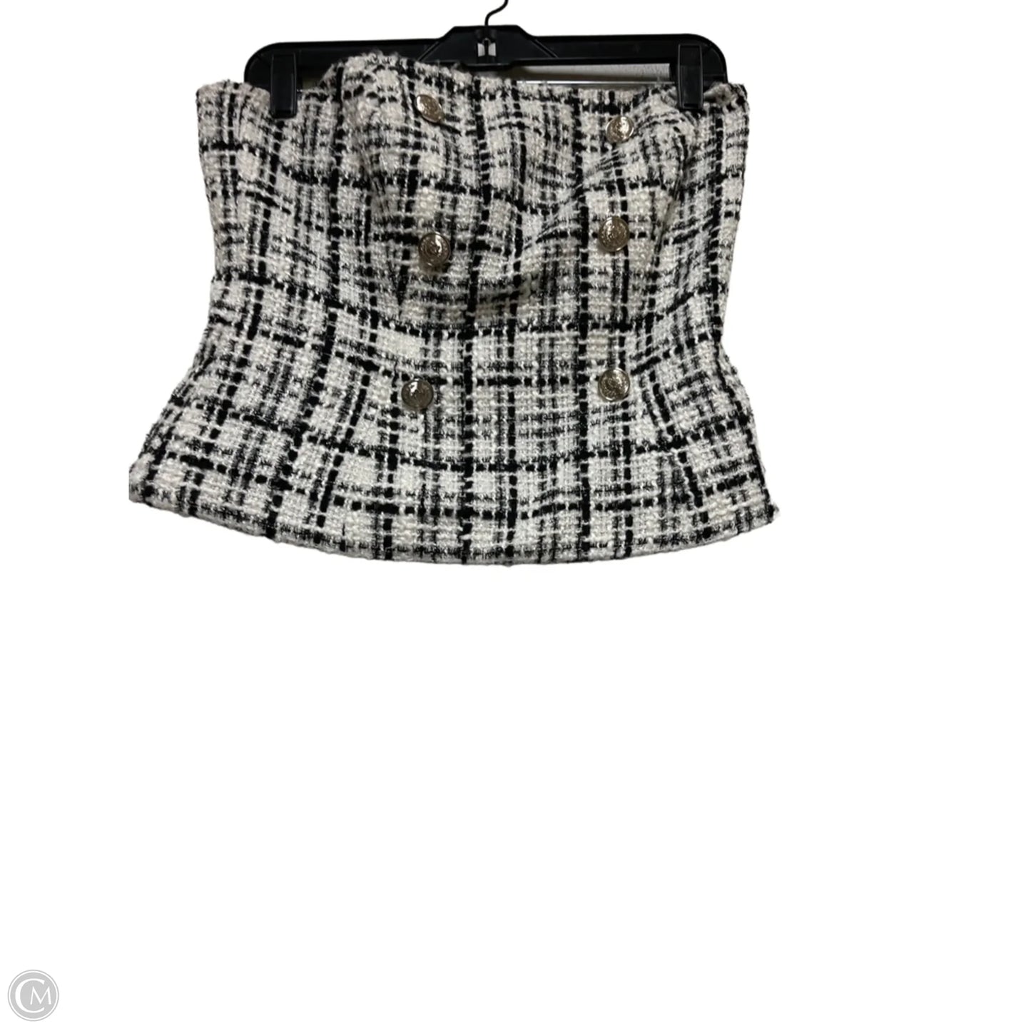 Top Sleeveless By White House Black Market In Black & White, Size: Xs