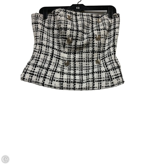 Top Sleeveless By White House Black Market In Black & White, Size: Xs