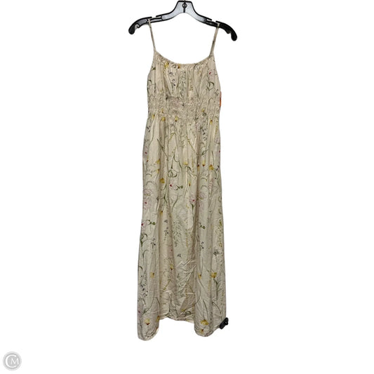Dress Casual Midi By H&m In Floral Print, Size: M