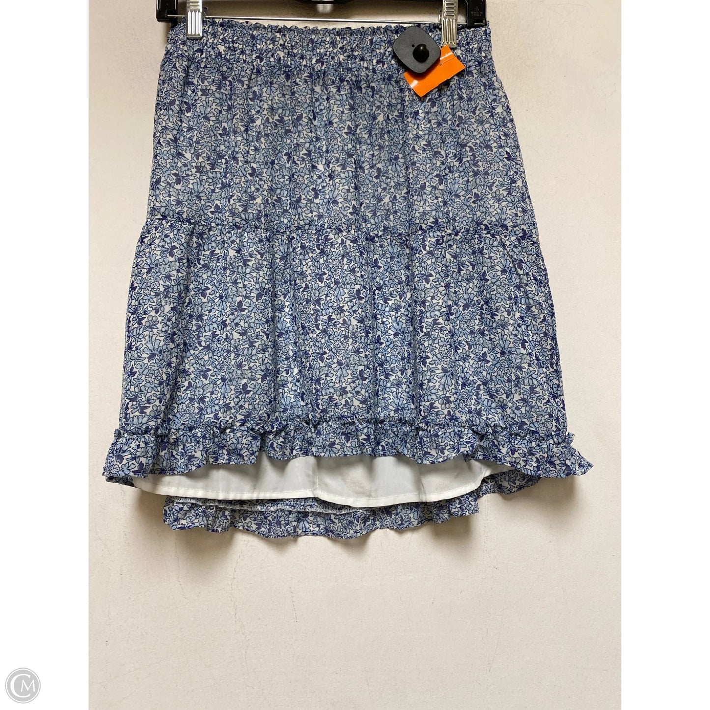 Skirt Mini & Short By Loft In Blue, Size: 6p