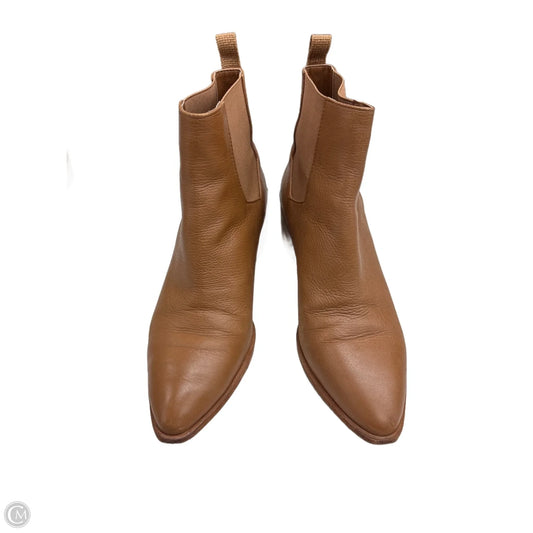 Boots Ankle Heels By Chinese Laundry In Brown, Size: 8