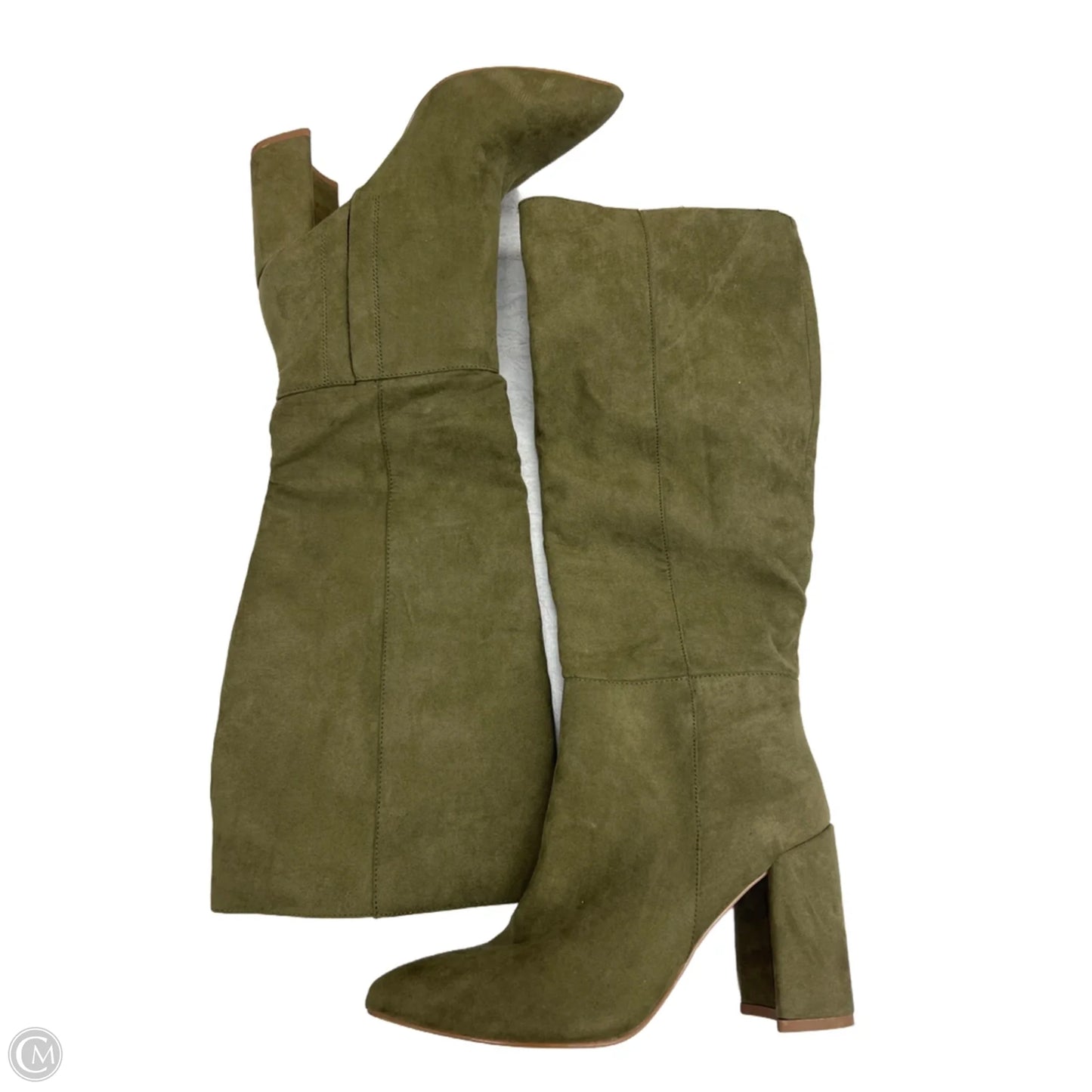 Boots Knee Heels By Lulus In Green, Size: 8.5