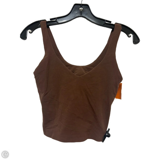 Athletic Tank Top By Lululemon In Brown, Size: 4