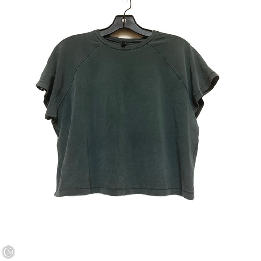 Top Short Sleeve By Skims In Blue, Size: M