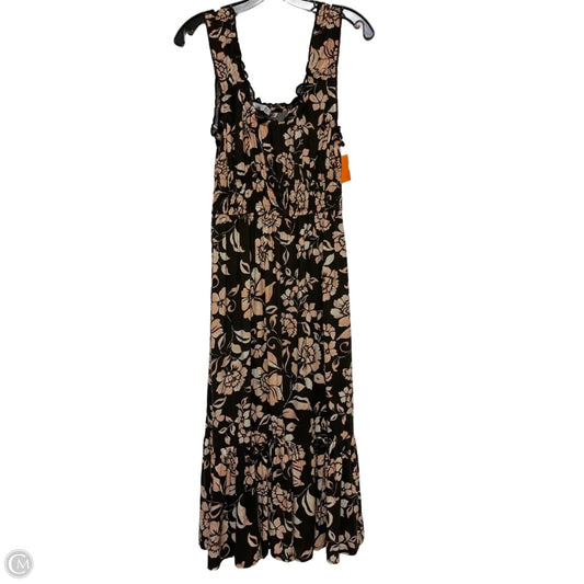 Dress Casual Midi By Patrons Of Peace In Floral Print, Size: M