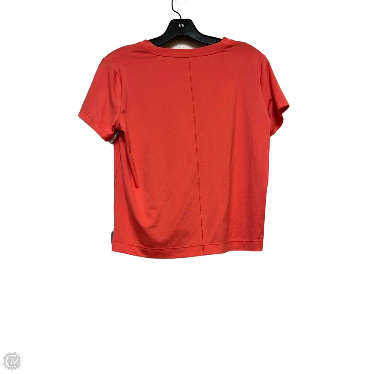 Athletic Top Short Sleeve By Spanx In Orange, Size: Xs