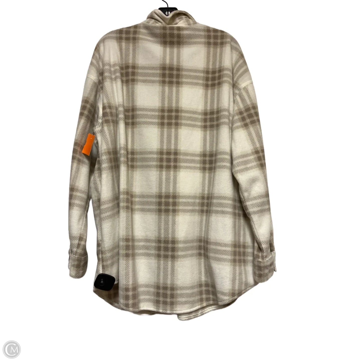 Jacket Shirt By Maurices In Plaid Pattern, Size: Xxl