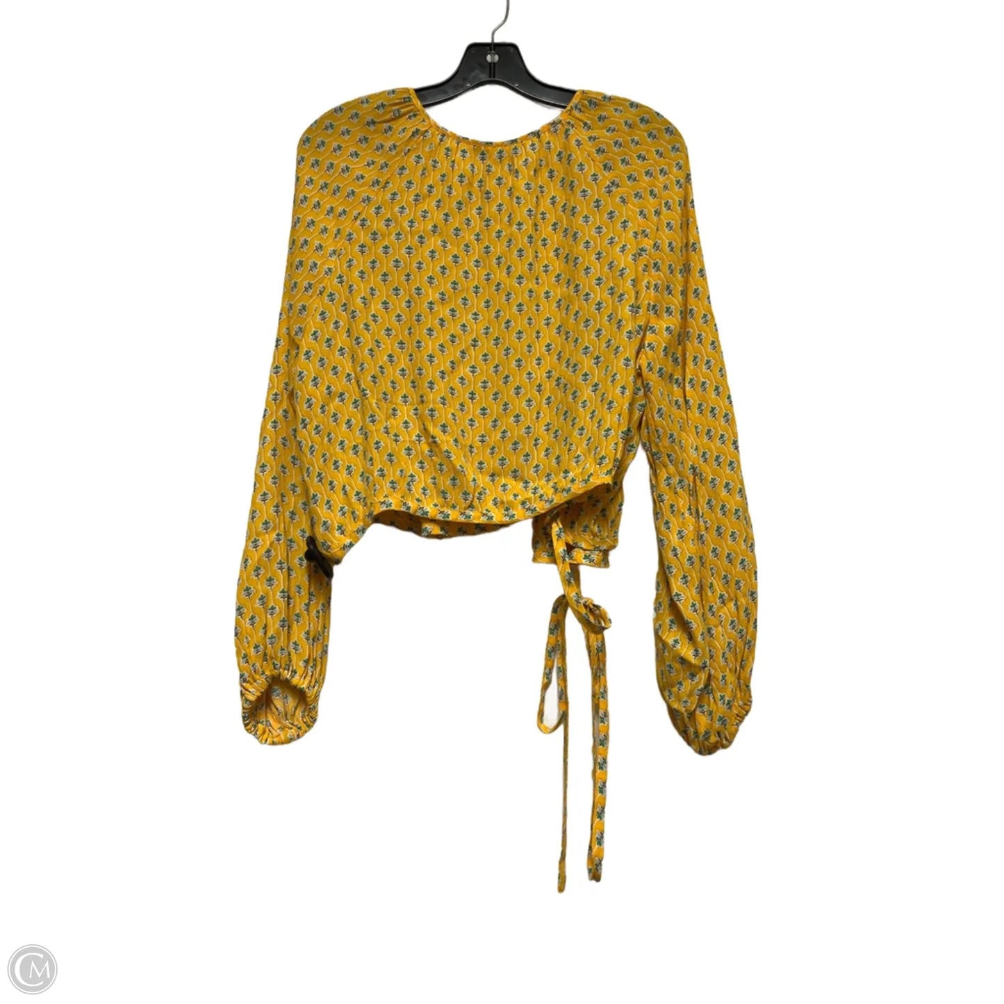 Top Long Sleeve By Target-designer In Yellow, Size: 1x