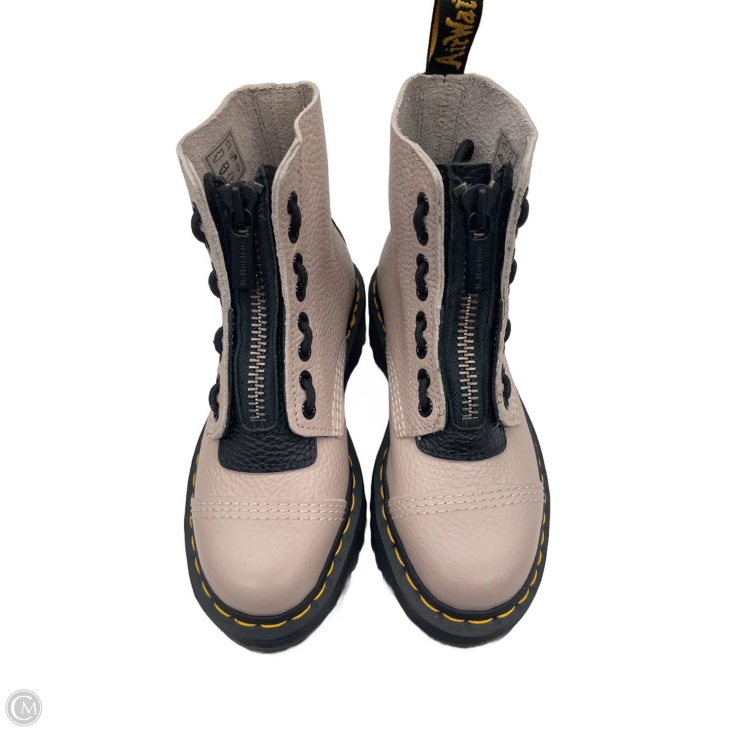 Boots Combat By Dr Martens In Taupe, Size: 5