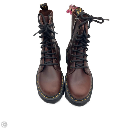 Boots Combat By Dr Martens In Brown, Size: 5