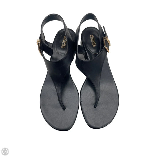 Sandals Heels Block By Michael By Michael Kors In Black, Size: 9