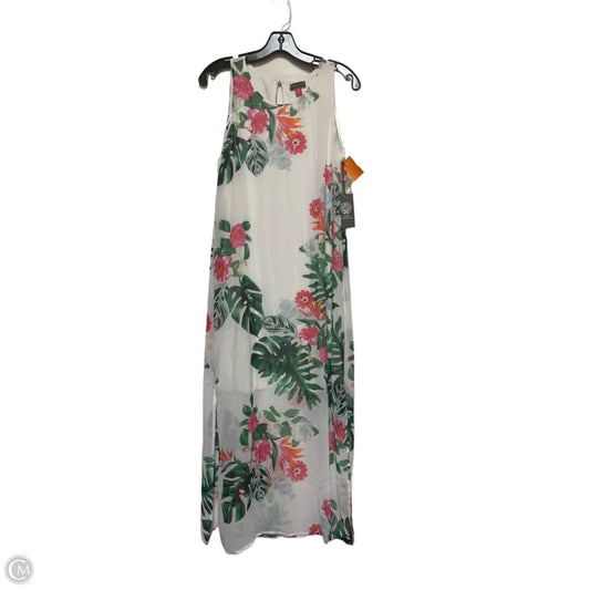 Dress Casual Maxi By Vince Camuto In Floral Print, Size: M