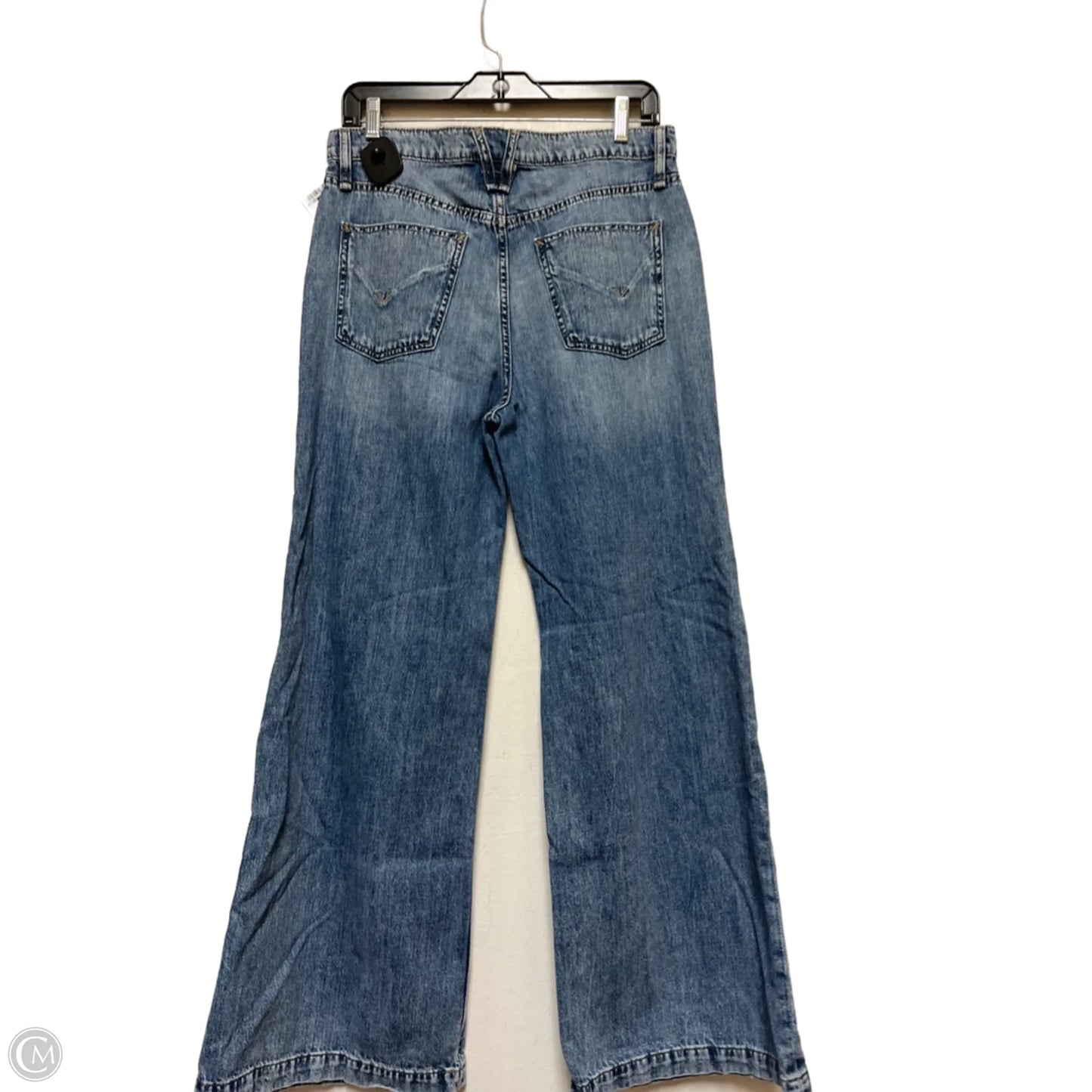 Jeans Wide Leg By Hudson In Blue Denim, Size: 6