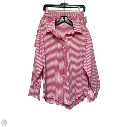 Shorts Set By Clothes Mentor In Striped Pattern, Size: L