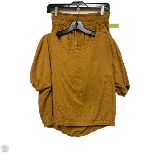 Shorts Set By Daily Practice By Anthropologie In Yellow, Size: 6