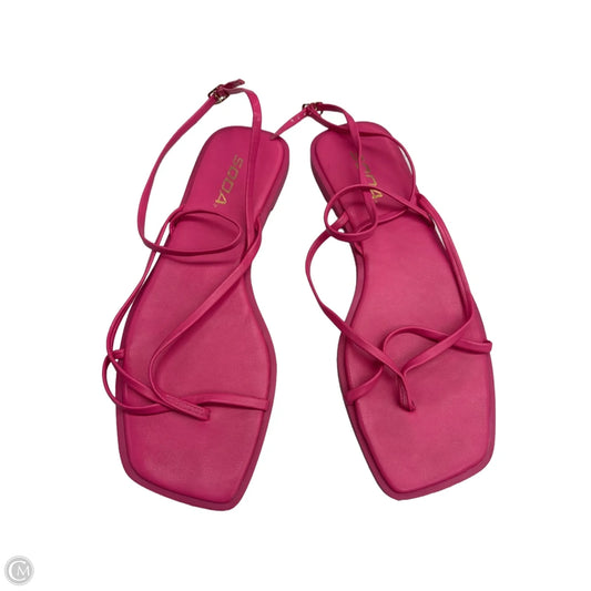 Sandals Flats By Soda In Pink, Size: 8