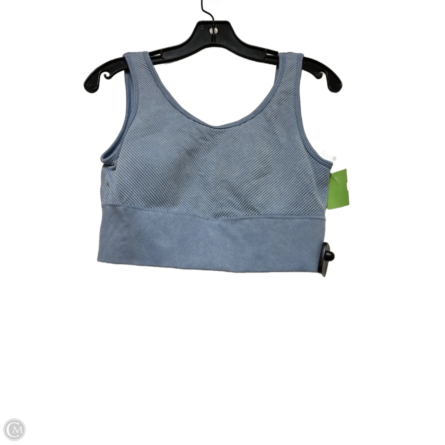 Athletic Bra By Clothes Mentor In Blue, Size: L