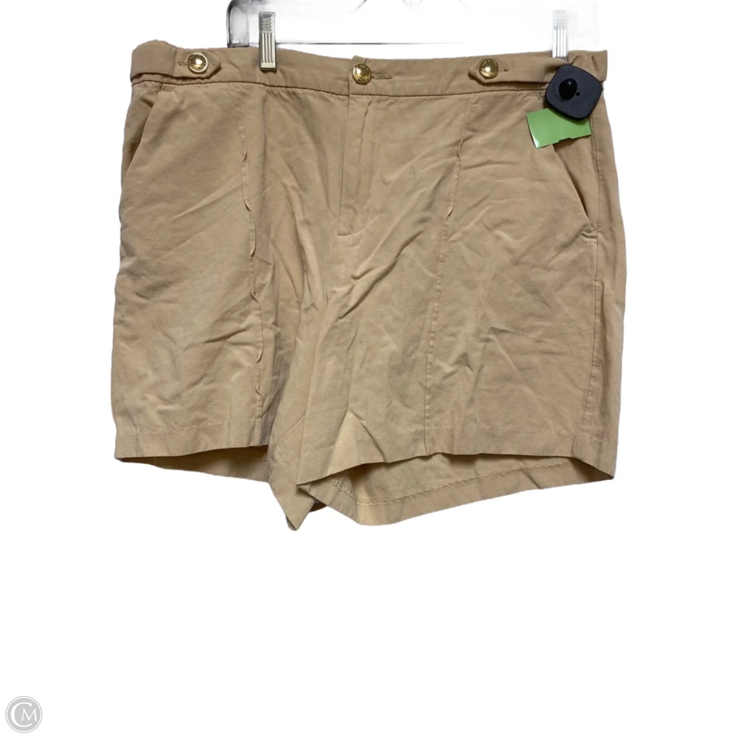 Shorts Designer By Lilly Pulitzer In Tan, Size: 14