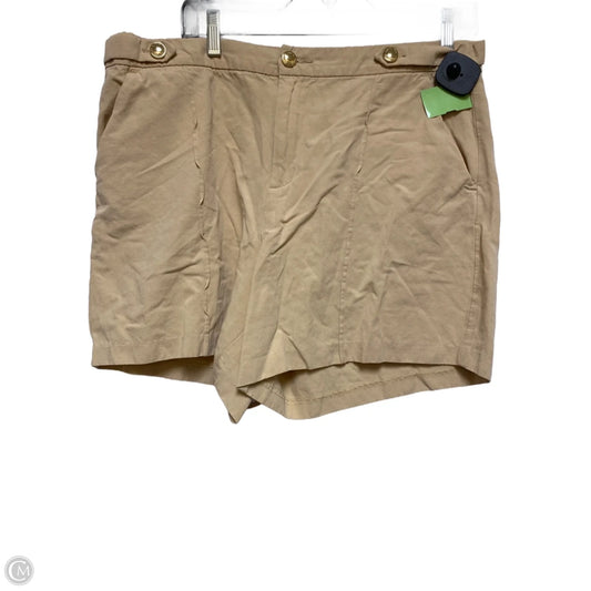 Shorts Designer By Lilly Pulitzer In Tan, Size: 14