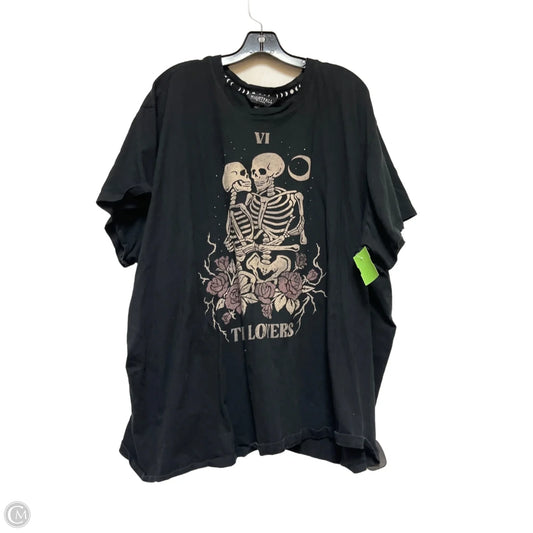 Top Short Sleeve Basic By Torrid In Black, Size: 4x