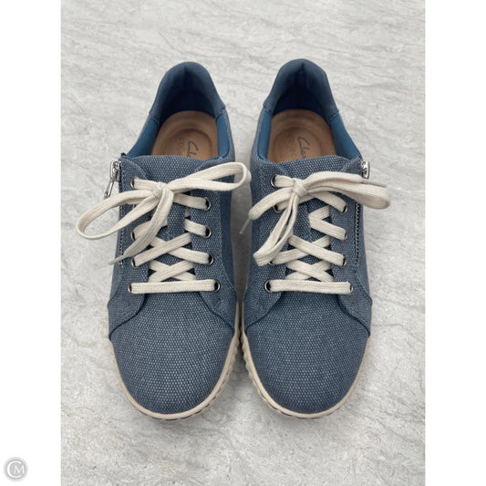 Shoes Flats By Clarks In Blue, Size: 6.5