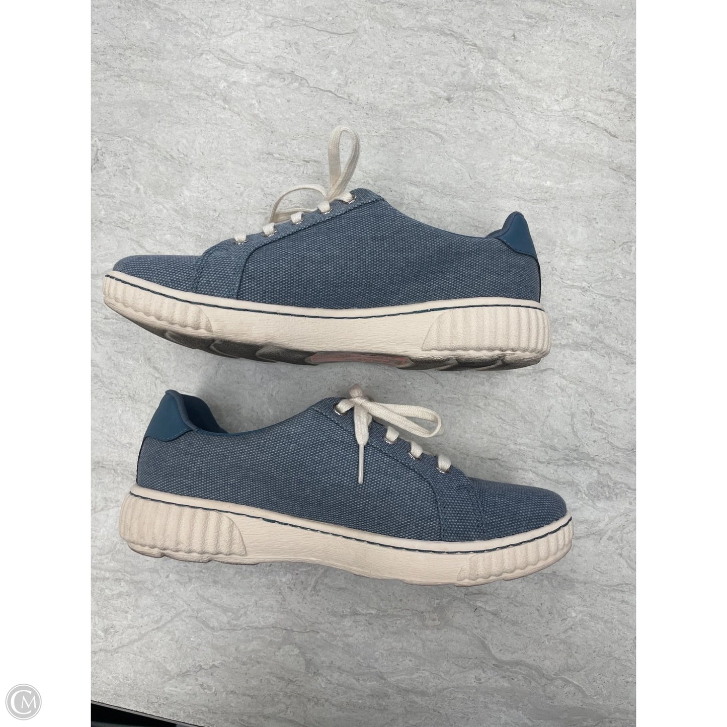 Shoes Flats By Clarks In Blue, Size: 6.5