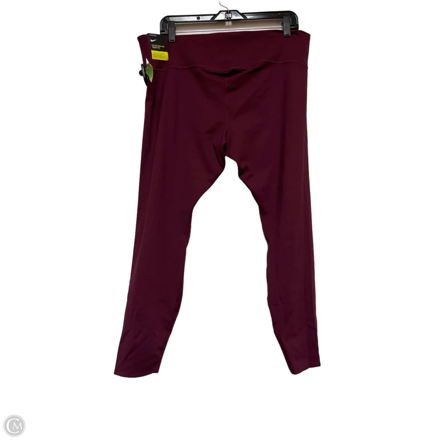 Athletic Capris By Nike In Red, Size: 2x